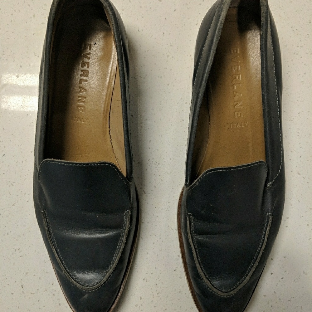 Grey Everlane Loafers